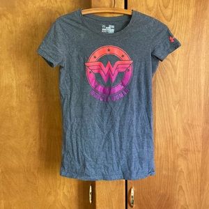 Woman’s under armor Wonder Woman fitted t-shirt